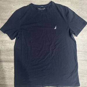 Nautica Men's Dark Blue Short Sleeve Tee